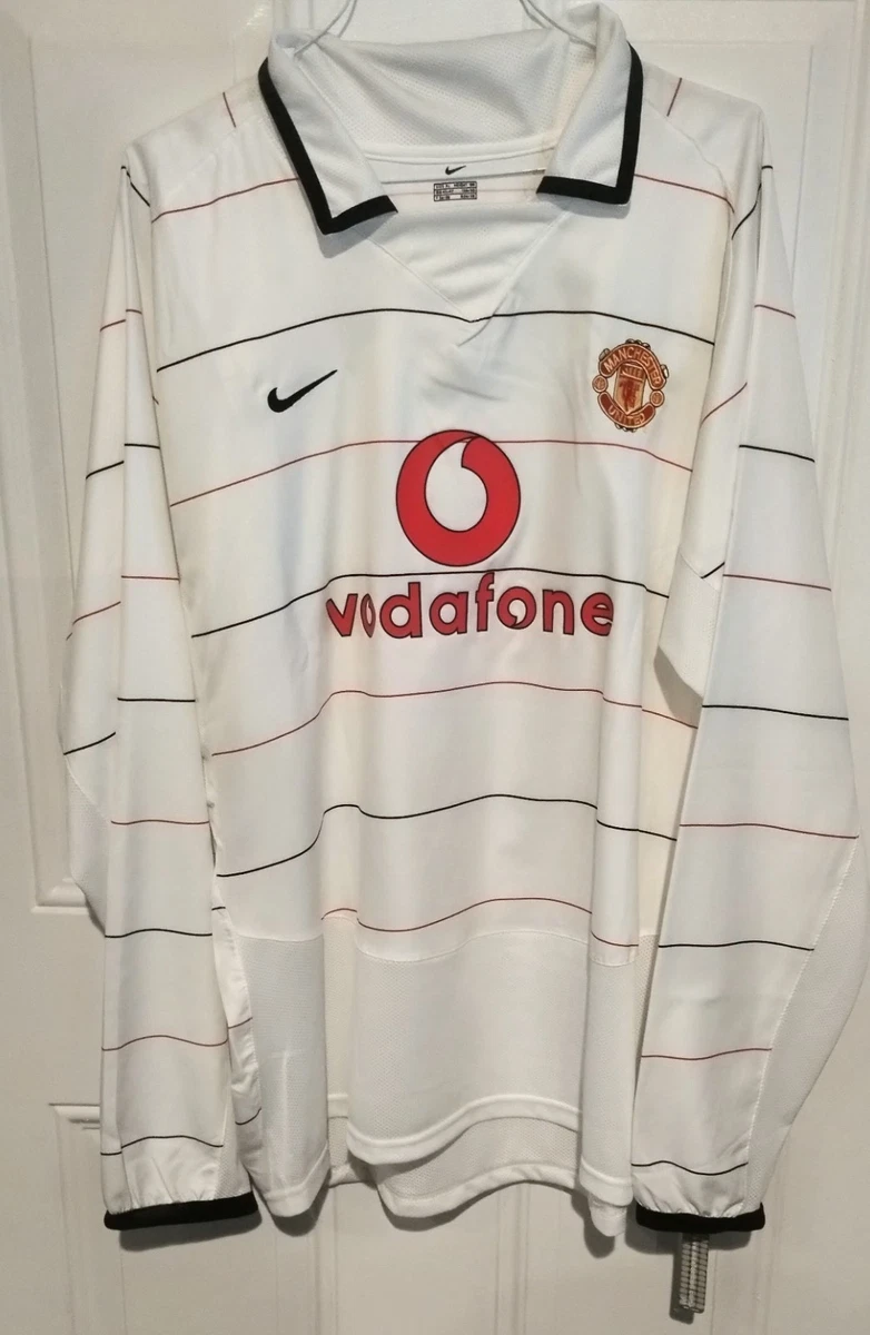 Nike Manchester United 長袖シャツ ホワイト Nike White Manchester United International Club Soccer Fan Apparel