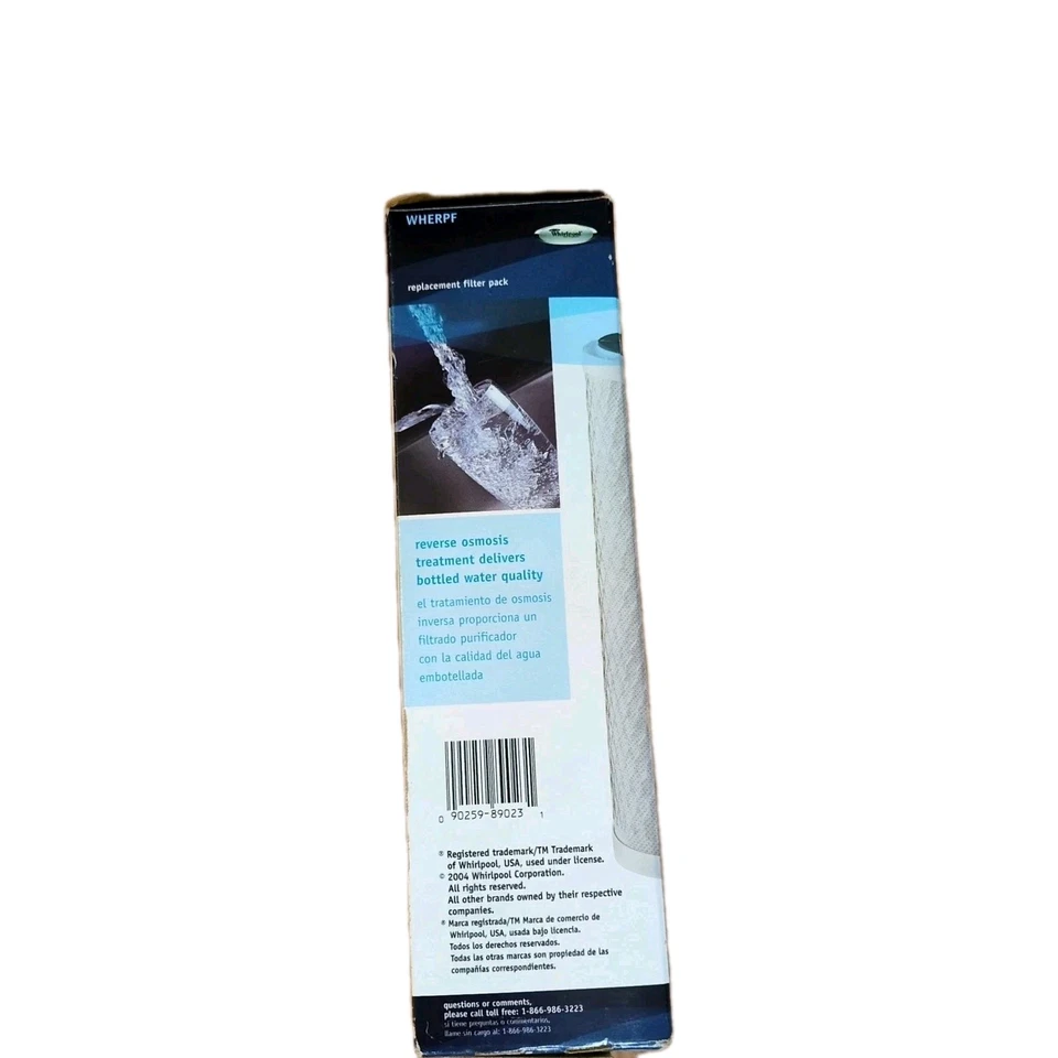 Genuine Whirlpool Universal Reverse Osmosis Replacement Water Filter 3 Pack NEW - Image 4 of 4