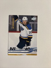 Oskar Sundqvist 2025-26 Upper Deck Series 1 Base Card #153 Blues