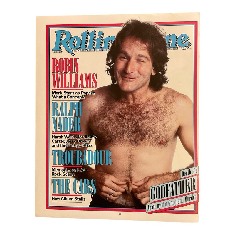 Rolling Stone Magazine Covers Robin Williams/Blues Brothers 1 Page