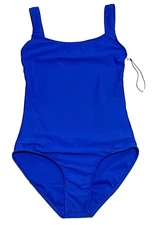 Wear Moi Emeraude Leotard Bodysuit Square Tank Royal Blue New Girl 6/7 6 7 fit