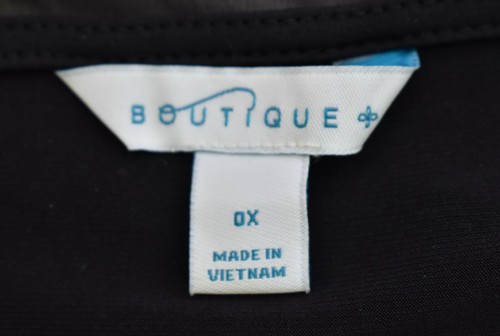 Vestido Boutique Azul Marino Talla 0X Asimétrico Sin Mangas - Imagen 5 de 6