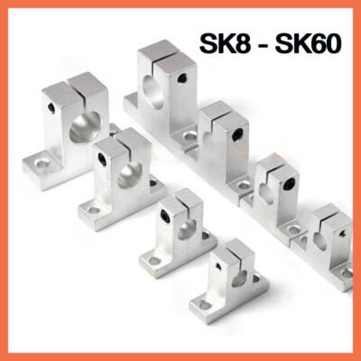 Wellenhalter SK 8 10 12 16 20 -60mm Linearlager Linearführung Welle 3D Druck