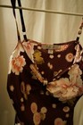 Morgan Taylor burgundy floral print XS chemise — photo 7