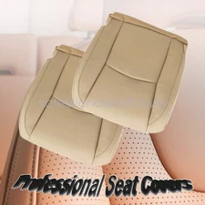 Fits 2004-2009 Lexus RX 330 350 Driver & Passenger Bottom Leather Seat Cover Tan