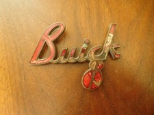 1937 Buick 8 Emblem Ornament Mascot Ornament Cloisonn Badge Century Convertible