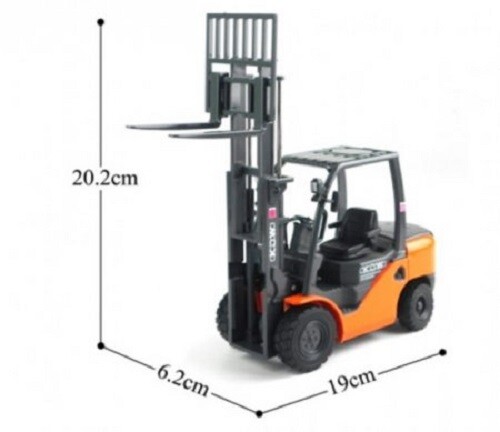 Diecast Forklift Truck 1:20 Scale Material Handling Vehicle Model Collectable - Afbeelding 16 van 23