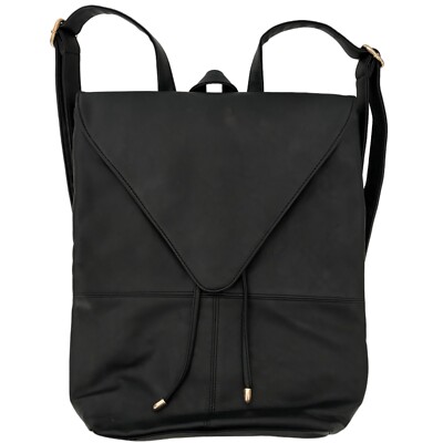 L.A. Express Women Backpack Bag Shoulder Straps Black - Open Seam (See Pictures)