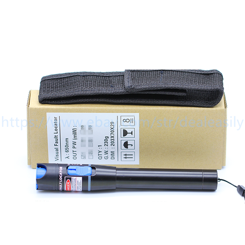 50mW 25-30km Fiber Optic Laser Visual Fault Locator Cable Test Equipment - 第 5/5 張圖片