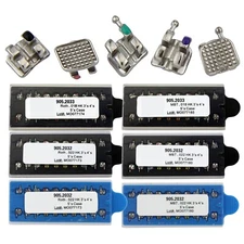 Orthodontic Metal Brackets MIM Dental Braces Mini MBT Roth 022 345 Hooks 5-5 3M