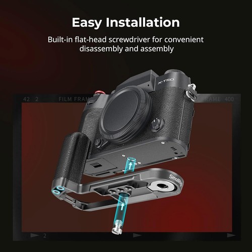 SmallRig X-T50 Camera Silicone L-Shape Handle L-Plate for FUJIFILM X-T50 Camera - Picture 24 of 30
