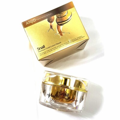 ANJO Premium Snail Cream Repair 50ml, Whitening & Anti Wrinkle, Korea Cosmetics 