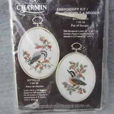 Janlynn Charmin Embroidery Kit Bird Silk Screen