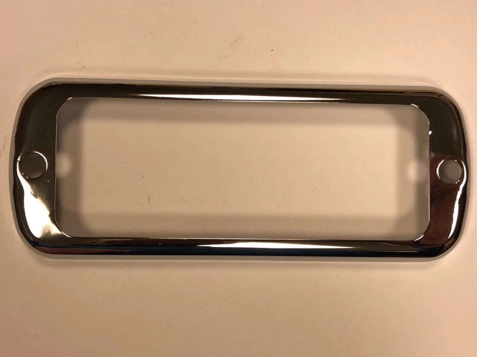 STANDARD VANGUARD 1948-1954 — LUCAS L464 REAR LAMP RIM SET — CHROMRAHMEN 2 STÜCK — 第 2/4 张图片