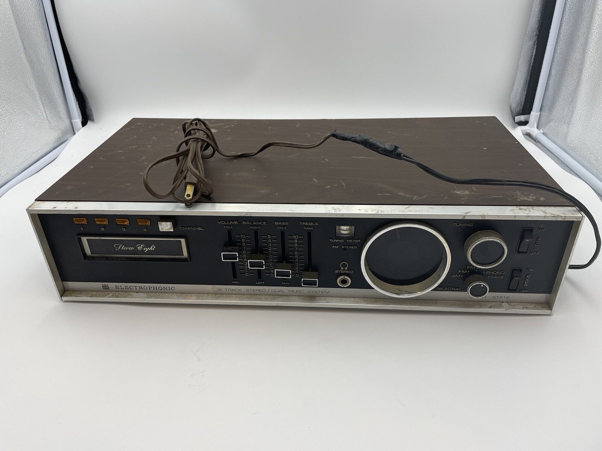 VTG Electrophonic 8 track player T600 As Is! Parts *READ* | eBay