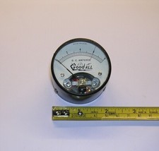 Vintage "Good-All"  0-8 Amp DC  2" dia. Surface Mountl Meter  - Tested