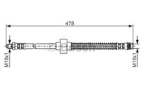 Bosch 1 987 476 868 Brake Hose For CitroËN Peugeot