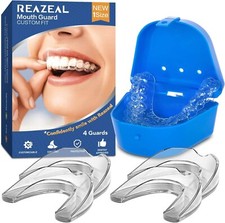 Reazeal Mouth Guard New One Size Custom Fit BRAND NEW SEALED
