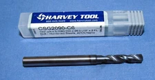 New Harvey Tool Carbide drill 0.209"dia. X 1.023" FL 140deg.  (CSG2090-C6)
