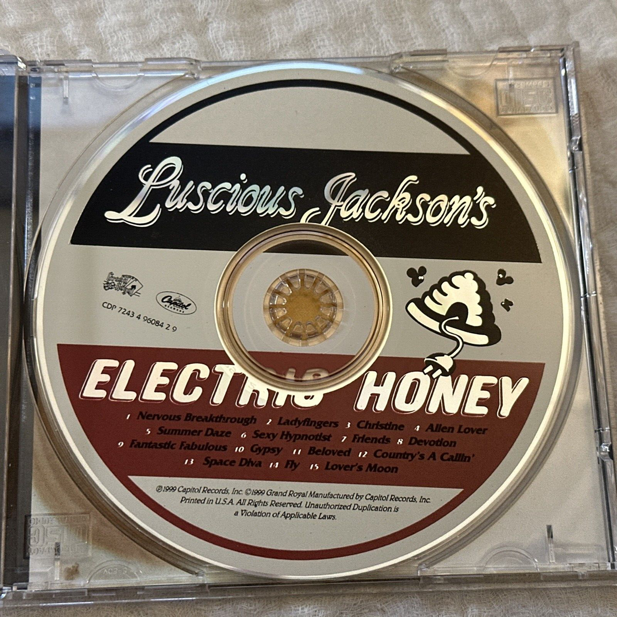 LUSCIOUS JACKSON ELECTRIC HONEY CAPITOL RECORDS CD | eBay
