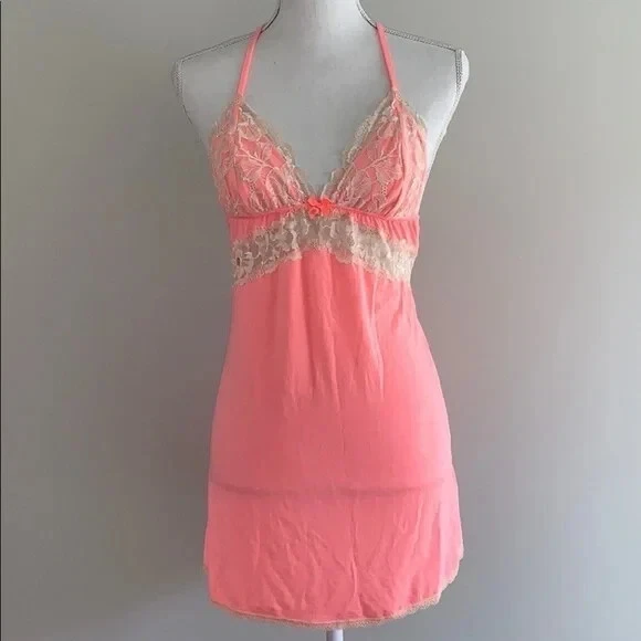 UNDERCOVER Camicia da notte Victoria's Secret abito slip in morbido pizzo