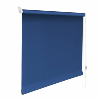 Mini-Rollo Klemmfix Klemmrollo Easyfix Sichtschutz - Höhe 200 cm mittelblau