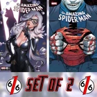 🔥🕷 AMAZING SPIDER-MAN #3 SET R1C0 Unknown 616 Black Cat Variant & ROMITA Main