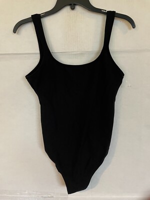 CACHE COEUR ONE PIECE SWIMSUIT IN BLACK WOMENS SIZE 40 M NWOT
