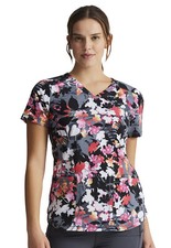 Tropical Escape Dickies Scrubs Dynamix V Neck Top DK731 TREP