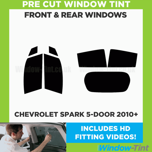 For Chevrolet Spark 5-door Hatchback 2010+ Full Pre Cut Window Tint Kit Film - Picture 2 of 10