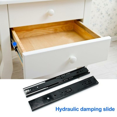 2pcs Drawer Slides For Home Kitchen Cupboard Guide Rails Furniture