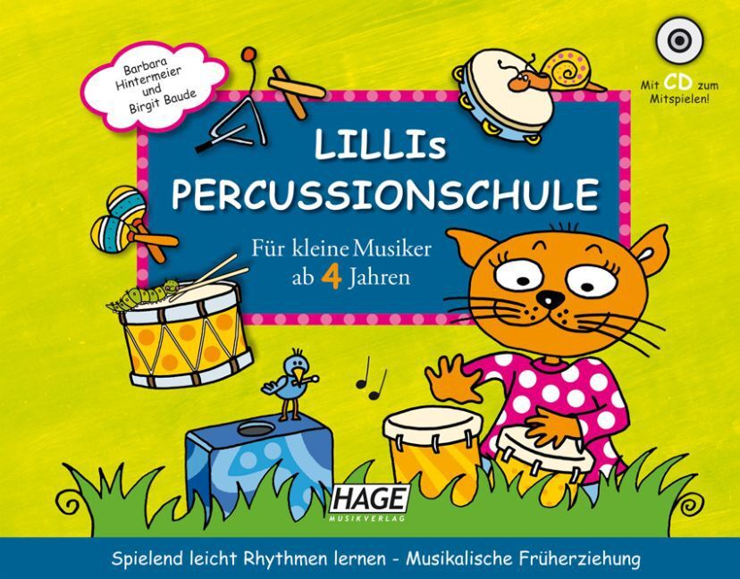 Thumbnail - Lillis Percussionschule Mit Cd | Barbara Hintermeier, Birgit Baude |