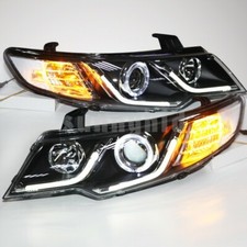2x New Led Headlights Assembly For Kia Forte Cerato Led Front Lamps 2009-2014