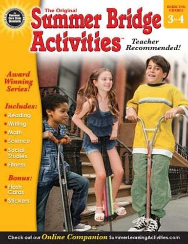 Summer Bridge Activities Grades 3-4 Workbook by Summer Bridge Activities Used
