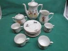 Old German Children's Tea Set - This Is the House That Jack Built