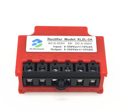 Rectifier model XLZL-3A half-wave brake rectifier module AC0-550V DC0-250V