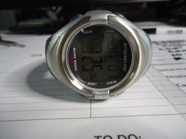 Reloj deportivo Sportline 4824 actividad física HRM de 50 pies-WR Foto 2 de 4