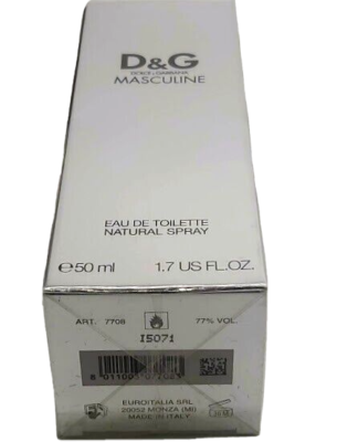 ❤️MASCULINE BY DOLCE&GABBANA DOLCE & GABBANA D&G,EUROITALIA 1.7