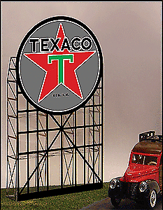 Miller Engineering Texaco Animated Neon Billboard 4-1/2 x 7-7/8in 11.4 x 20 5181 - Picture 1 of 1