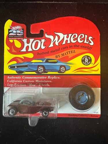 Hot Wheels 25th Anniversary Collection With Button-Your Choice-Sav-On Shipping - Picture 15 of 28