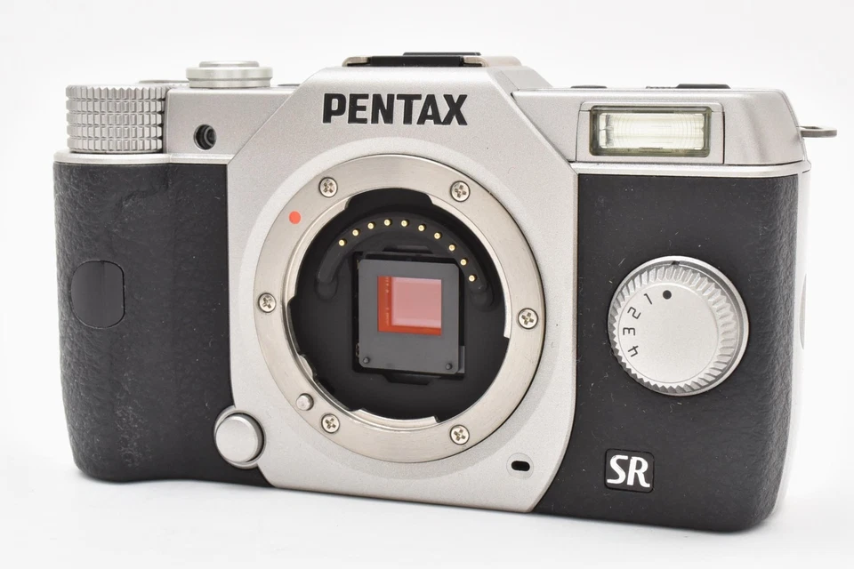 Pentax Q10 Schwarz/Silber 12.4MP Digitalkamera W / 02+06 Linsen [ EXC Japan 9299 - Bild 3 von 4