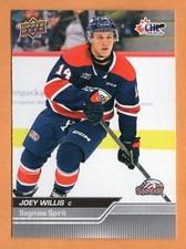 Joey Willis Saginaw Spirit 2023-24 UD CHL card OHL NHL Nashville Predator