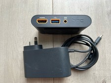 HTC Vive Link Box 1.0 with Power Supply  USB Cable Genuine - Tested  Working