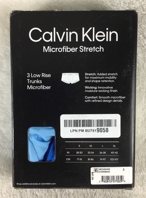   3Low Rise Trunks トランクス3セット Calvin Klein Microfiber Stretch Classic Fit Low Rise Trunk 3 Pack