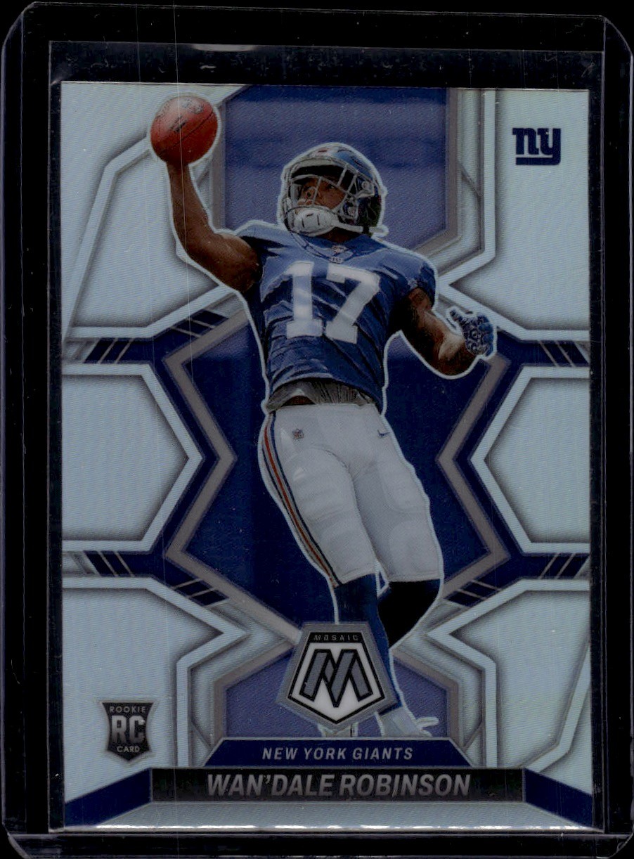 2022 Panini Mosaic Rookie Variations Silver #330 Wan'Dale Robinson Giants Rookie