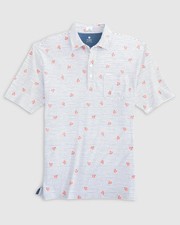 johnnie-O The Original Polo - Armada Stripe White Size L