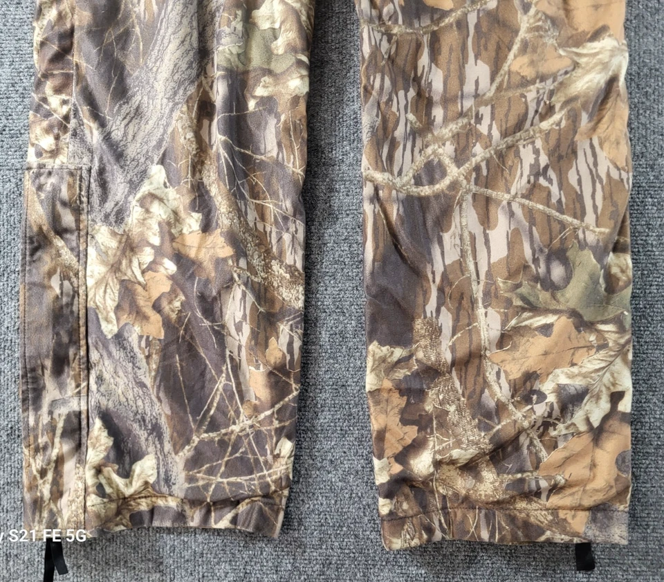 Vtg Cabela's Hunting Pants Mens L Reg/30-32 Waist x 31 Mossy Oak Breakup Polyest - Image 3 of 4