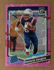 Panini 2023 Donruss Optic Demario Douglas Rated Rookie #300 Pink Lazer Prizm /79
