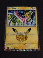 PIKACHU 032/128 Pokemon 2026 Carta Holo Celebrazione 30° Anniversario 10/30
