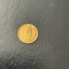 22ct Full Gold Sovereign Coin 1887 Victoria Jubilee Head
